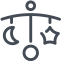 Baby Mobile Icon, baby mobile,entertainment