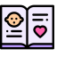 Baby Book Icon, baby,book