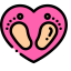 Baby Footprints Icon, baby,footprints
