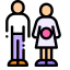 Pregnancy Couple Icon, pregnancy,couple