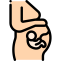 Pregnant Belly with Baby Icon, baby,pregnant