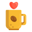 Coffee Is Love Icon, coffee love,coffee mug