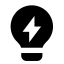 Filled Lightbulb Flash Icon, flash,lightbulb