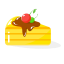 Cake Slice Icon, cake,dessert