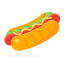 Hot Dog Icon, hot dog,food