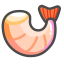 Shrimp Snack Icon, shrimp,snack