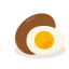 Marinated Egg Icon, egg,marinated egg