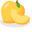 Yellow Peach Icon, yellow peach,fruit
