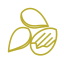 Almond Icon, almond,nut