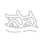 Double Rowing Icon, double rowing,team sport