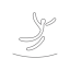 Long Jump Icon, long jump,track and field