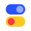 Toggle Switch Icon, control,switch,toggle