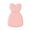 Tube Dress Icon, dress,tube dress