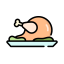 Chicken Leg Icon, chicken,leg