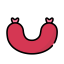 Sausage Icon, sausage,meat