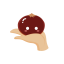 Cartoon Chestnut Icon, cartoon,chestnut,nut