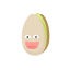 Cartoon Pistachio Icon, cartoon,nut,pistachio