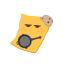 Cartoon Rice Crust Icon, cartoon,rice crust,snack