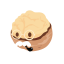 Cartoon Walnut Icon, cartoon,nut,walnut