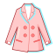 Pink Double - Breasted Jacket Icon, double - breasted,jacket,pink jacket