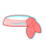 Pink Hair Accessory Icon, hair accessory,pink accessory,spring accessory