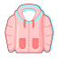 Pink Hooded Jacket with Pockets Icon, hooded jacket,pink jacket,spring jacket