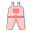 Pink Overalls Icon, overalls,pink overalls,spring overalls
