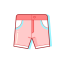 Pink Shorts with Pocket Icon, pink shorts,shorts,spring shorts