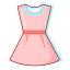 Pink Sleeveless Dress Icon, sleeveless dress,pink dress,spring dress