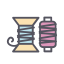 Thread Spools Icon, thread,spools
