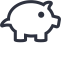 Savings Icon, finance,piggy bank,savings