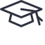 Thinking Cap Icon, education,graduation,thinking cap