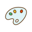 Drawing Icon, drawing,palette,art