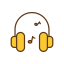 Listening to Music Icon, headphones,listening to music,music