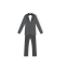 Gray Formal Dress Icon, dress,clothing
