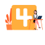 Orange Office Environment Icon, office,work