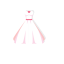 Pink Wedding Dress Icon, wedding dress,clothing