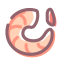 Seafood Snack Icon, seafood,snack