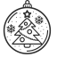 Christmas Ornament Icon, Christmas,ornament,decoration