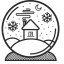 Christmas Snow Globe Icon, Christmas,snow globe,decoration