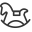 Rocking Horse Icon, leisure,rocking horse,toy