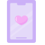 Cellphone with Heart Icon, cellphone,heart,device