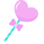 Lollipop with Heart Icon, candy,heart,lollipop