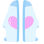 Shoes with Hearts Icon, shoes,heart,footwear