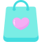 Shopping with Heart Icon, bag,heart,shopping