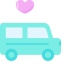 Travel with Heart Icon, car,heart,travel