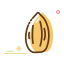 Almond Icon, almond,nut