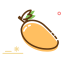 Dried Mango Icon, dried mango,dried fruit