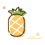 Dried Pineapple Icon, dried pineapple,dried fruit
