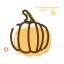 Dried Pumpkin Icon, dried pumpkin,dried food